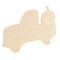 Pumpkin Truck Wood Cutout 6-1/2"x12" Unfinished Thanksgiving Craft | Woodpeckers